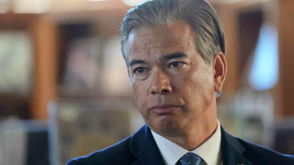 FILE - California Attorney General Rob Bonta fields questions at a news conference in San Francisco, Wednesday, Dec. 4, 2024. (AP Photo/Jeff Chiu, File)