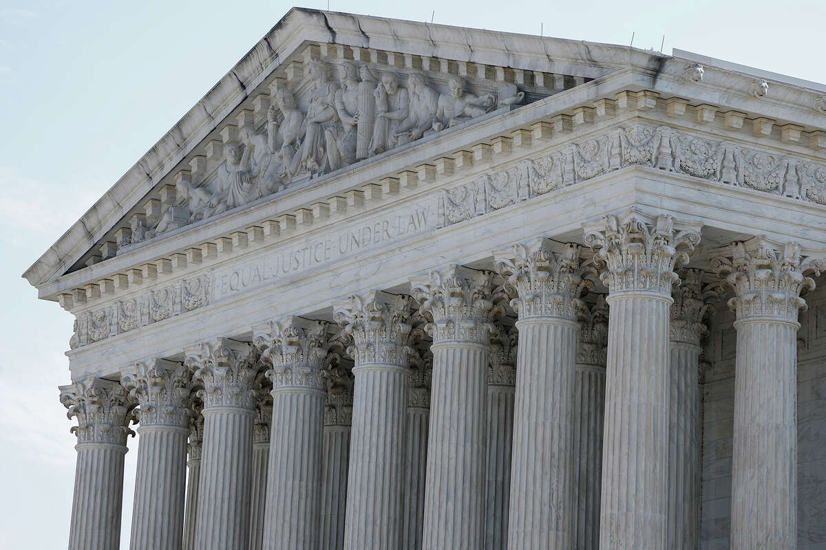 The U.S. Supreme Court Building stands on June 14, 2024, in Washington, D.C.