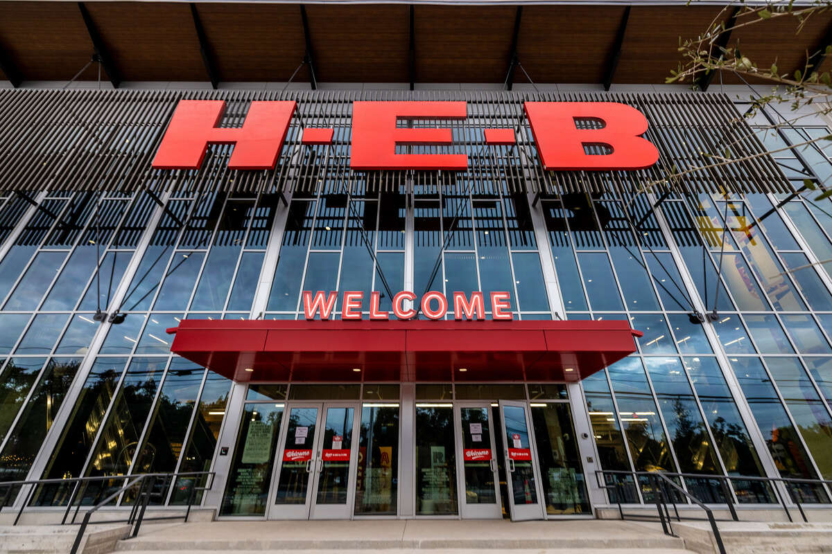 H-E-B store entrance.