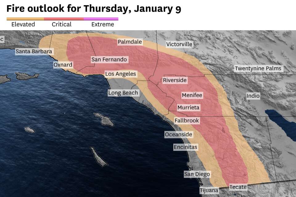 L.A. fires Santa Ana winds are not over. Here’s a timeline