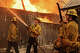 Firefighters work on the Eaton Fire on Wednesday, Jan. 8, 2025, in Altadena, Calif.