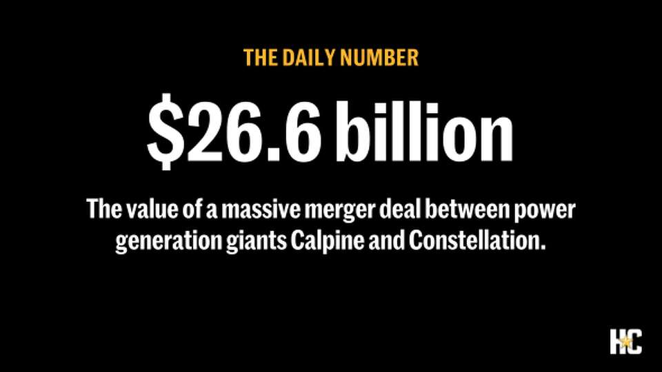 The value of a massive merger deal between power generation giants Calpine and Constellation.