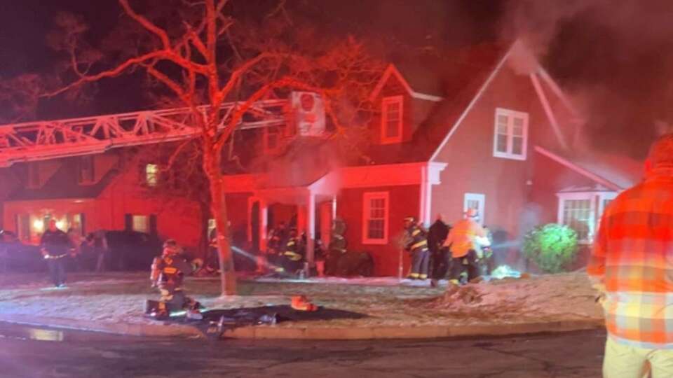 Fairfield fire officials say crews battled a blaze at a home on Dogwood Lane Saturday night that left the structure uninhabitable.