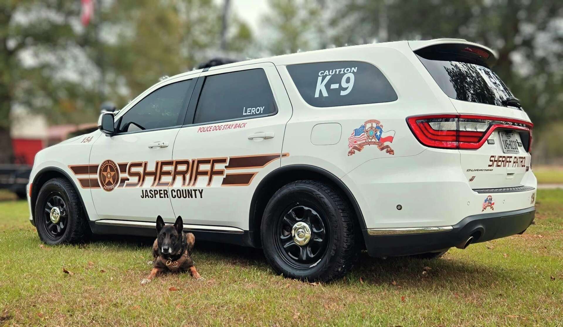 Jasper's County Sheriff's Office adds new K9 officer 'Leroy'