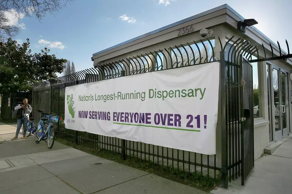 FILE: Berkeley Patients Group, the city’s oldest dispensary, on Monday, Feb. 12, 2018, in Berkeley, Calif.