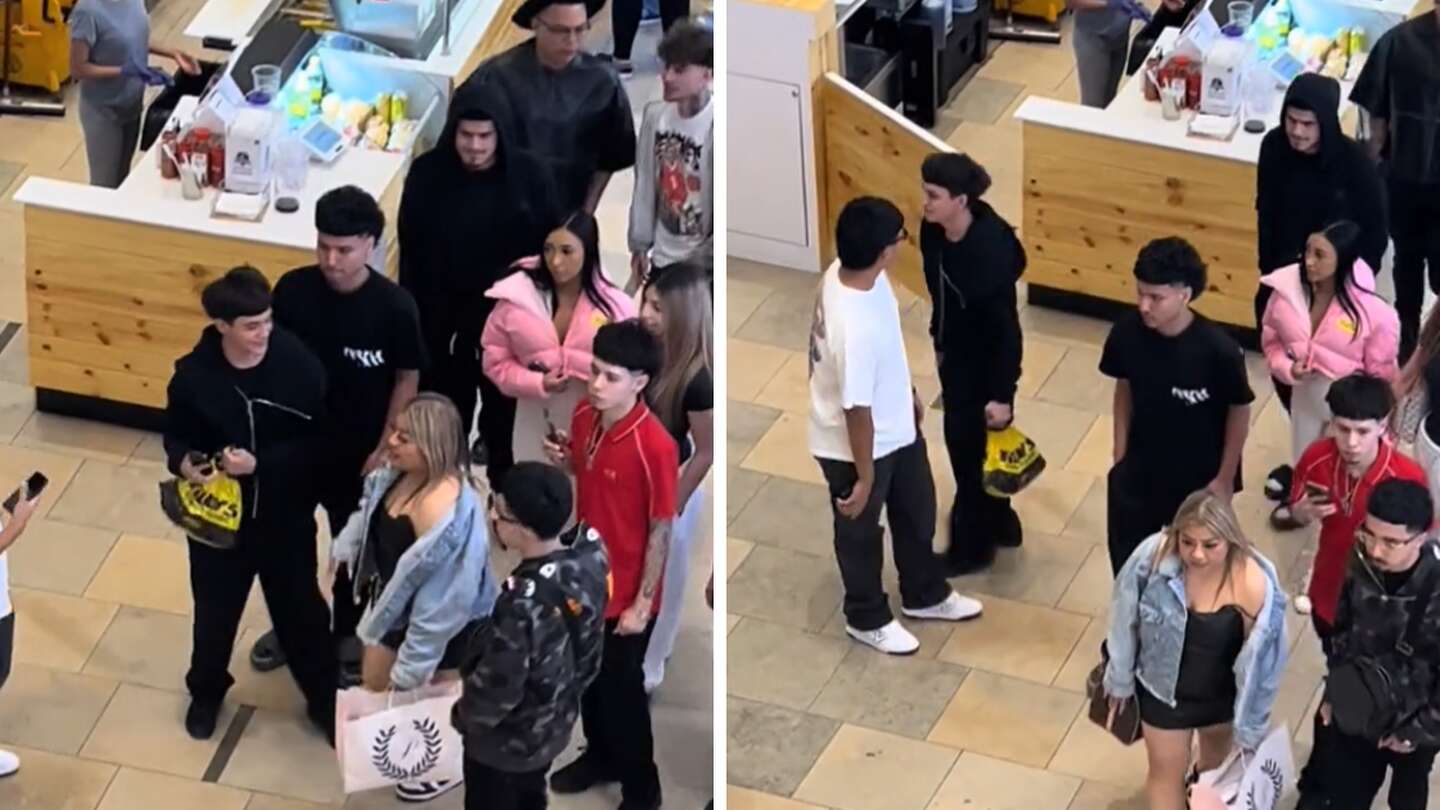TikTokers Ash Trevino, Bri Olsen and Santos seen in San Antonio