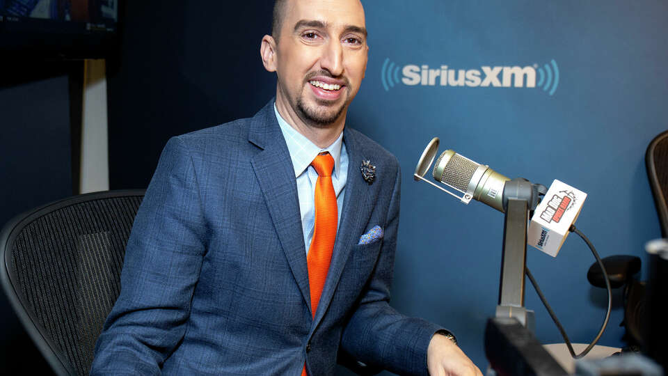 Fox Sports' Nick Wright visits SiriusXM Studios on February 8, 2019 in New York City.