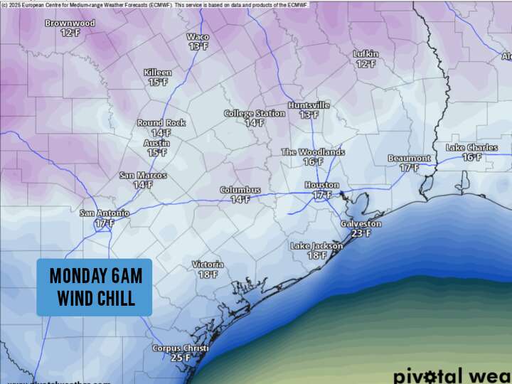 Arctic front may send freezing temps, snow to Texas. Here’s when.