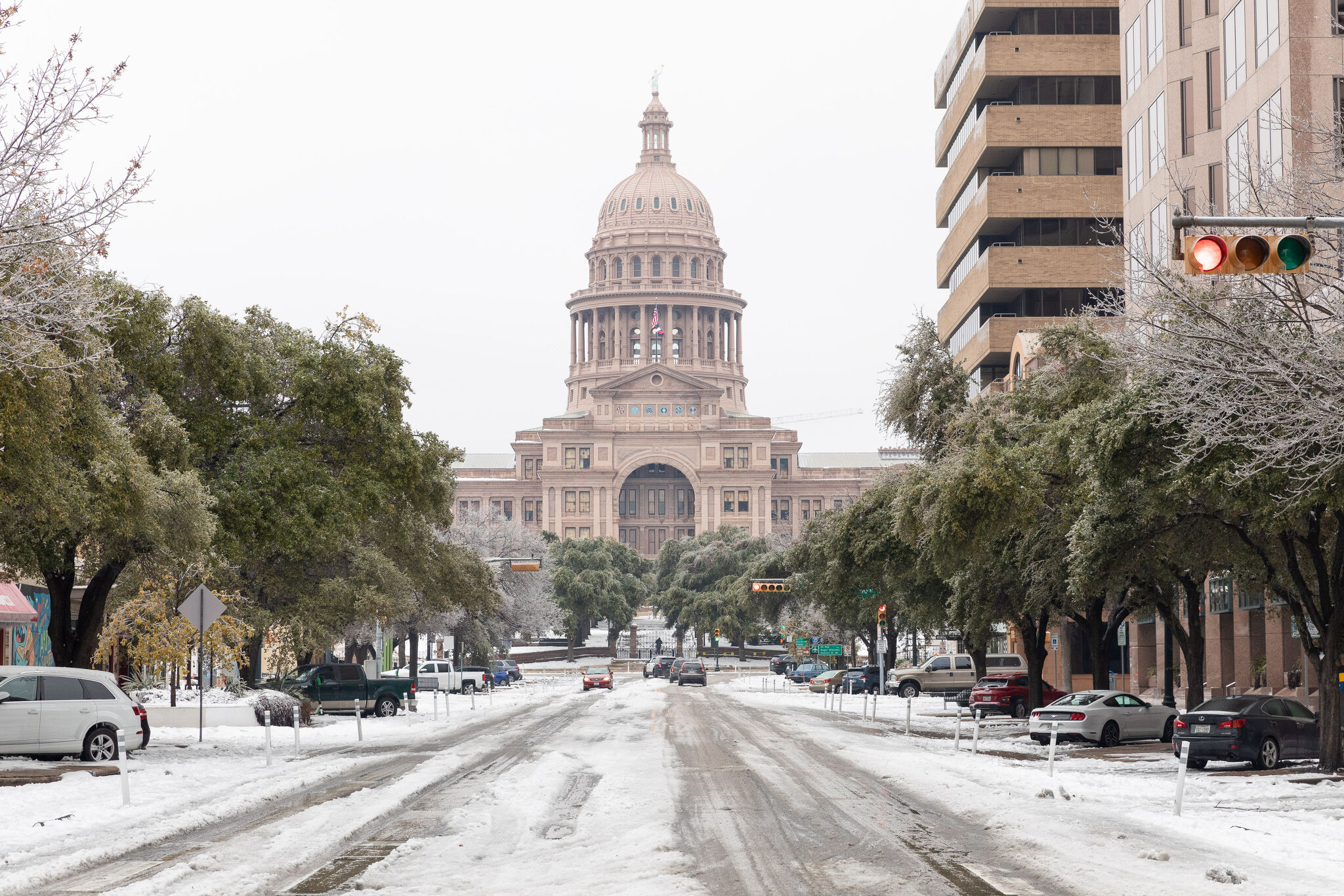 NWS Rare snow chance for the Austin area