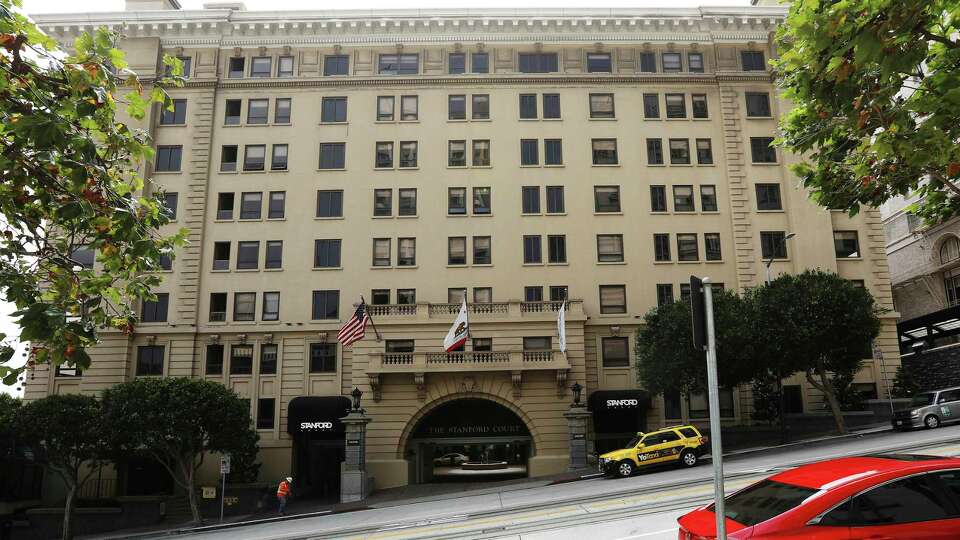 The Stanford Court Hotel is seen on Monday, August 27, 2018 in San Francisco, Calif.