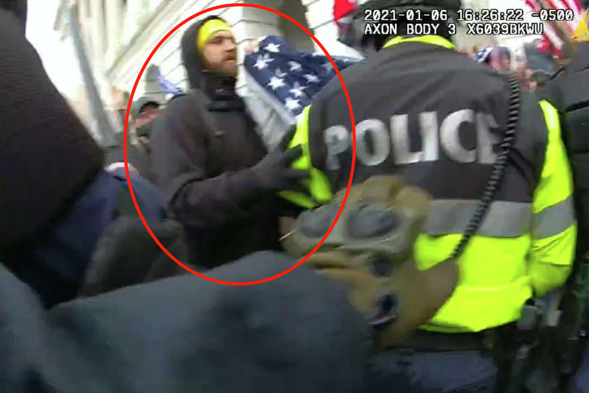 The FBI released body camera images that identified Frank Peter Molinari Giorgi Jr. as one of the individuals at the 2021 capital riots. 