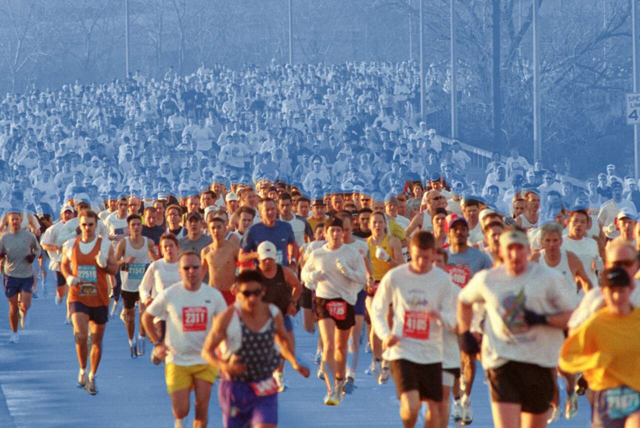 The Houston Marathon is the largest sporting event in the city. It’s so big that one year they did another race on the other side of the world. 