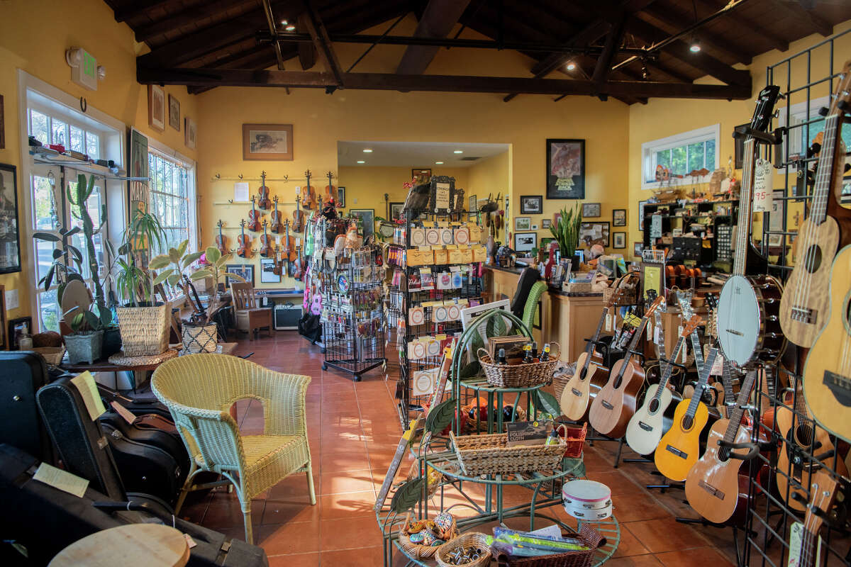 An interior view of Amazing Grace Music in San Anselmo, Calif., on Wednesday, Jan. 15, 2025. 