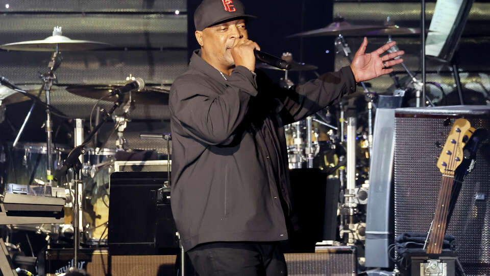 BEVERLY HILLS, CALIFORNIA - FEBRUARY 03: (FOR EDITORIAL USE ONLY) Chuck D of Public Enemy performs onstage during the 66th GRAMMY Awards Pre-GRAMMY Gala & GRAMMY Salute to Industry Icons Honoring Jon Platt at The Beverly Hilton on February 03, 2024 in Beverly Hills, California. (Photo by Amy Sussman/Getty Images)