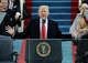 President Donald Trump delivers his inaugural address after he was sworn in as the 45th president of the United States during the 58th Presidential Inauguration at the U.S. Capitol in Washington, on Jan. 20, 2017.