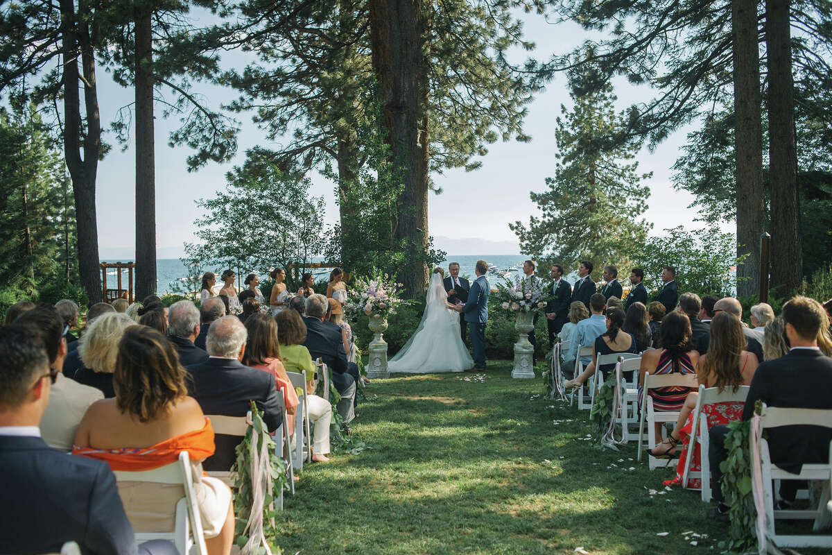 Wedding at the Hyatt Regency Lake Tahoe Resort.