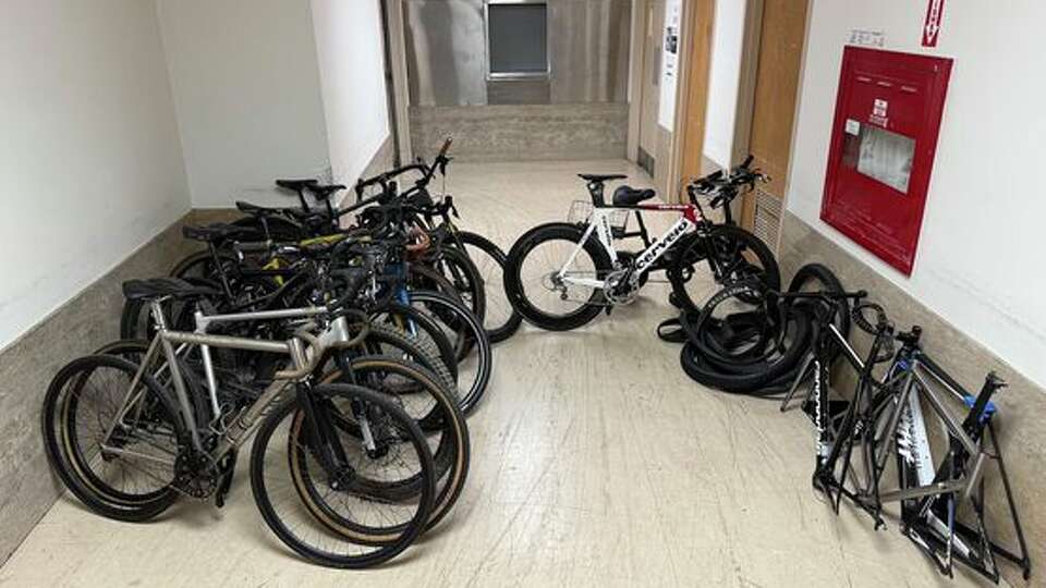 San Francisco police arrested Joseph Zachary Negapatan Wednesday after finding over $28,000 worth of suspected stolen bicycles in his San Lorenzo home.