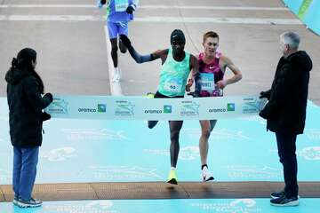 Houston Aramco Half Marathon Conner Mantz breaks men's U.S. record