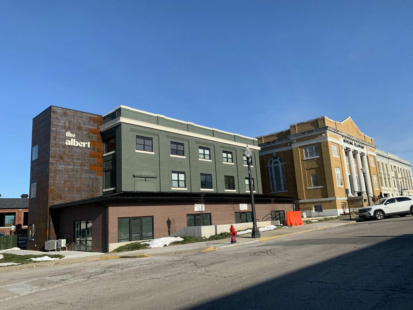 The Albert apartments, businesses open in Edwardsville IL