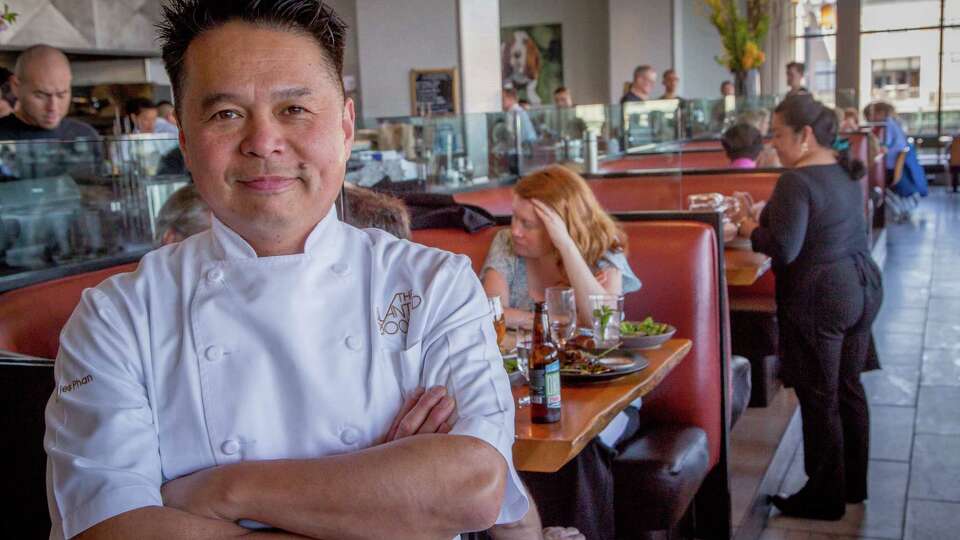 Chef Charles Phan at the Slanted Door in San Francisco, Calif., is seen on March 26th, 2015.