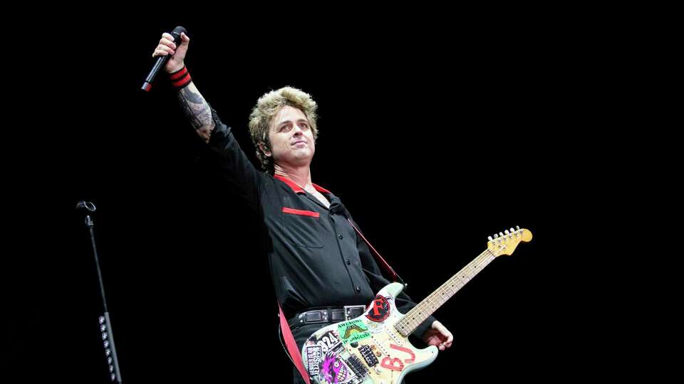 Billie Joe Armstrong of Green Day performs during their Saviors Tour at Oracle Park in San Francisco on Friday, Sept. 20, 2024.