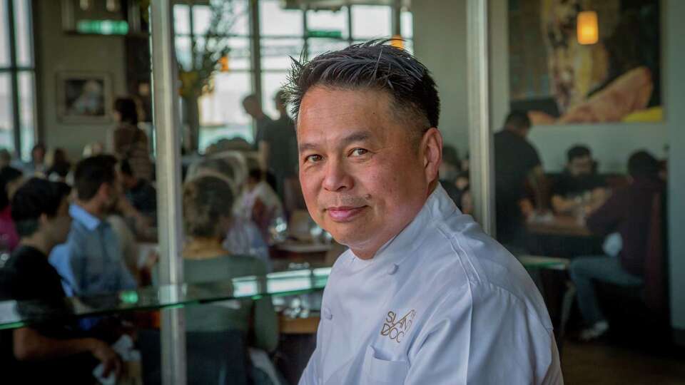 Chef Charles Phan at the Slanted Door in San Francisco, Calif., is seen on March 26th, 2015.