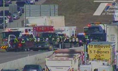 All I-35 lanes shut down after major crash in Central Texas