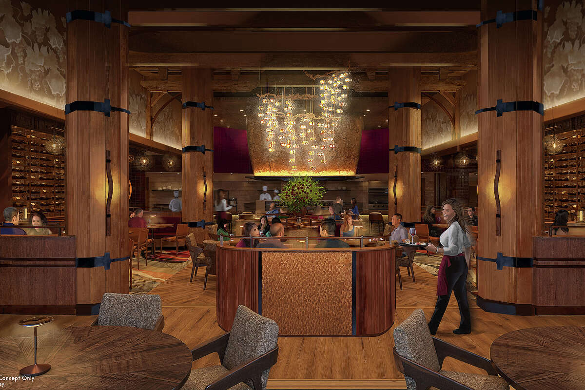 Artists' rendering of the changes coming to Napa Rose at Disneyland. 