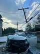 Ansonia officials: Car crashes into telephone pole, snaps it in half
