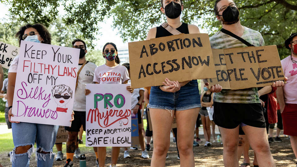Abortion rights activists rally at the Texas State Capitol on Sept. 11, 2021, in Austin, Texas.