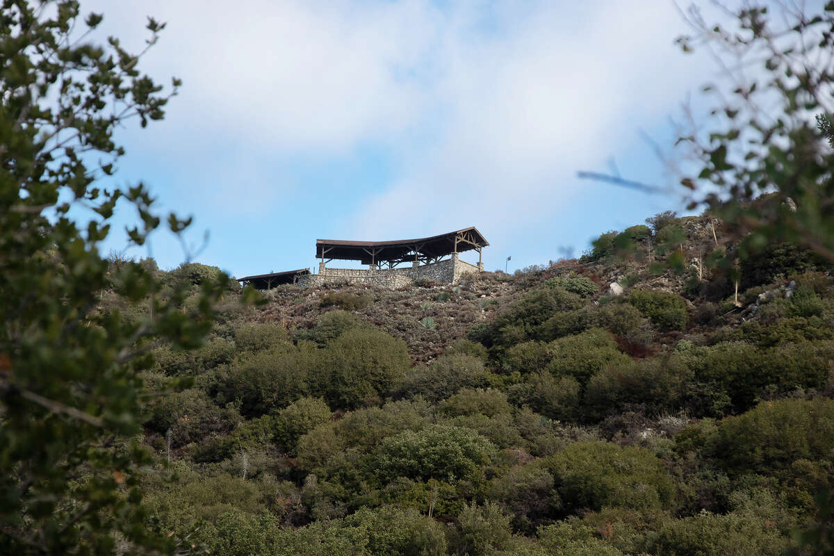 Inspiration Point in Angeles National Forest in Altadena Calif., Jan. 1, 2023.