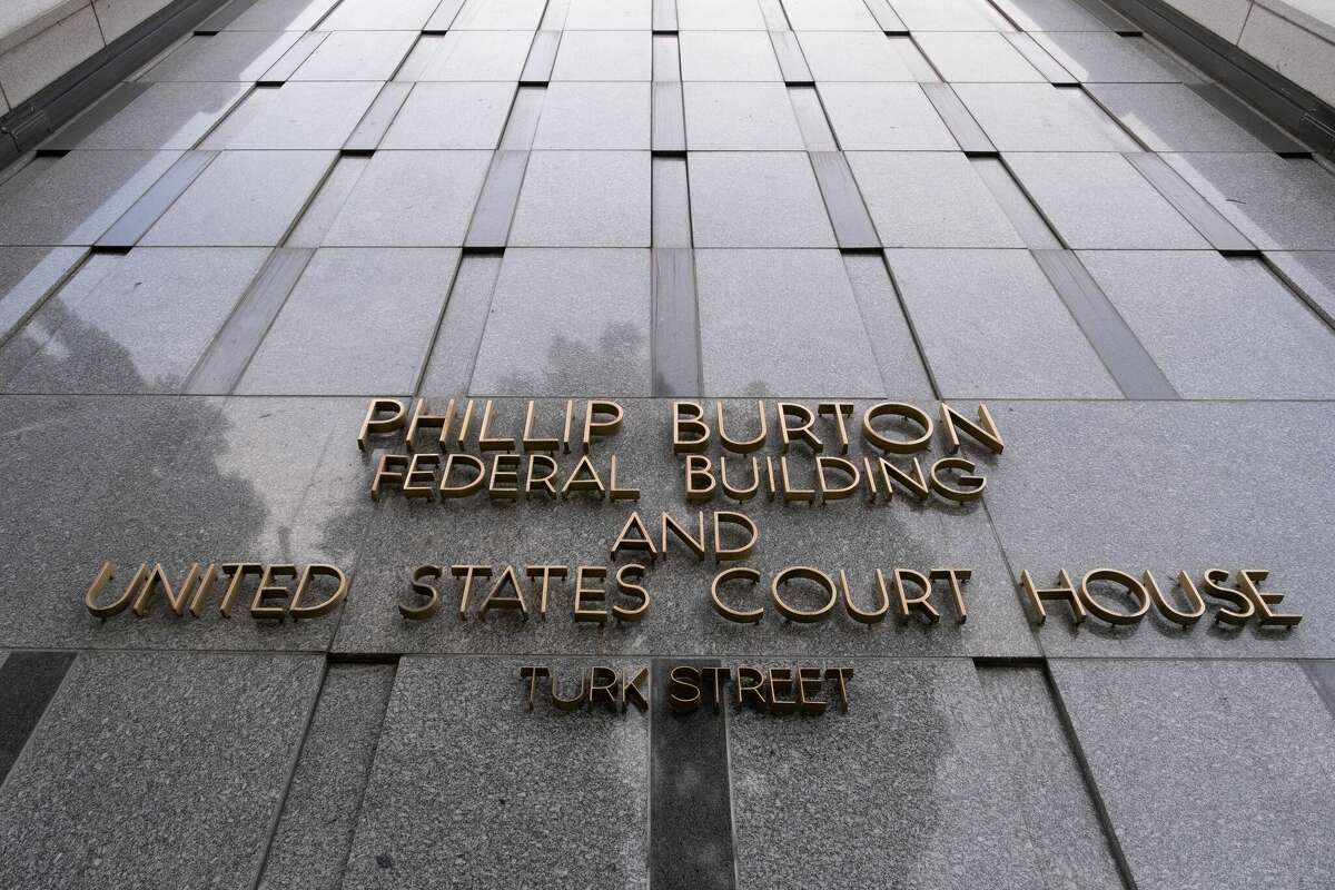 Home of the U.S. District Court for the Northern District of California, the Phillip Burton Federal Building and U.S. Courthouse in seen in San Francisco, California, on January 18, 2023.