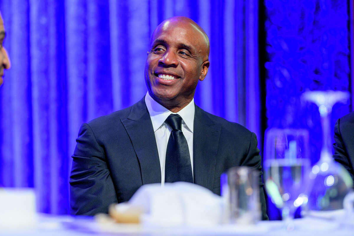 Barry Bonds attends the 2025 BBWAA Dinner at New York Hilton Midtown on January 25, 2025 in New York City.