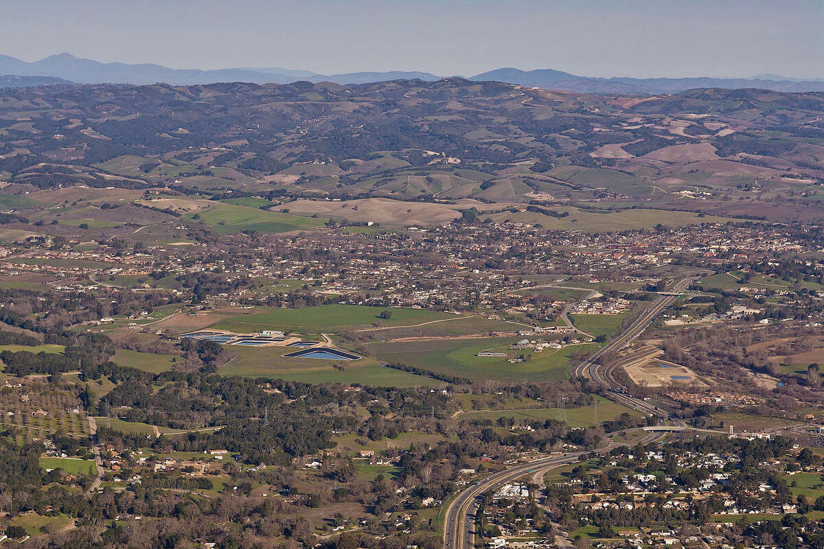 Highway 101, looking north to Paso Robles, is viewed on February 27, 2013, near Atascadero, California.