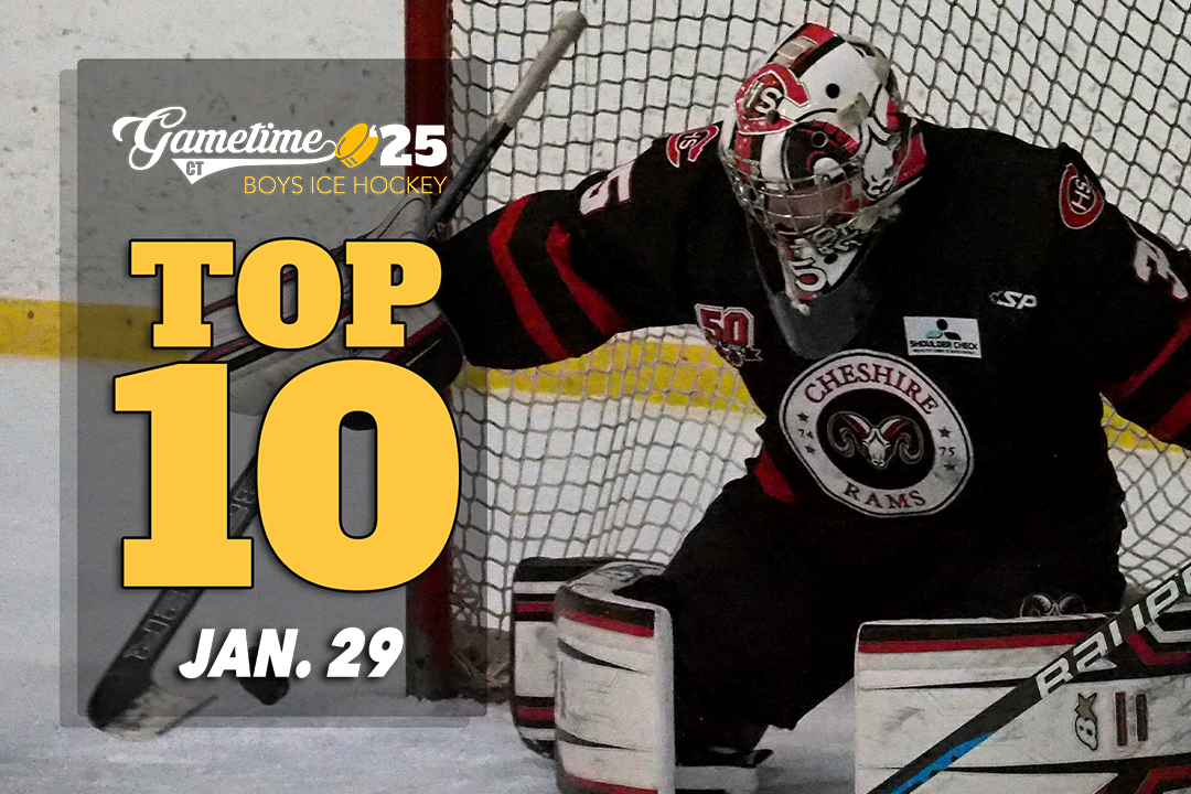 GameTimeCT Top 10 Boys Hockey Poll (Jan. 29): Cheshire rejoins Top 10, New Canaan holds at No. 1