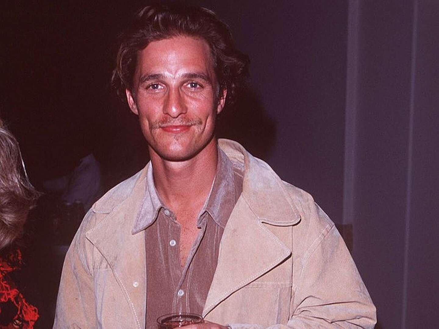 Photo of young Matthew McConaughey has going wild