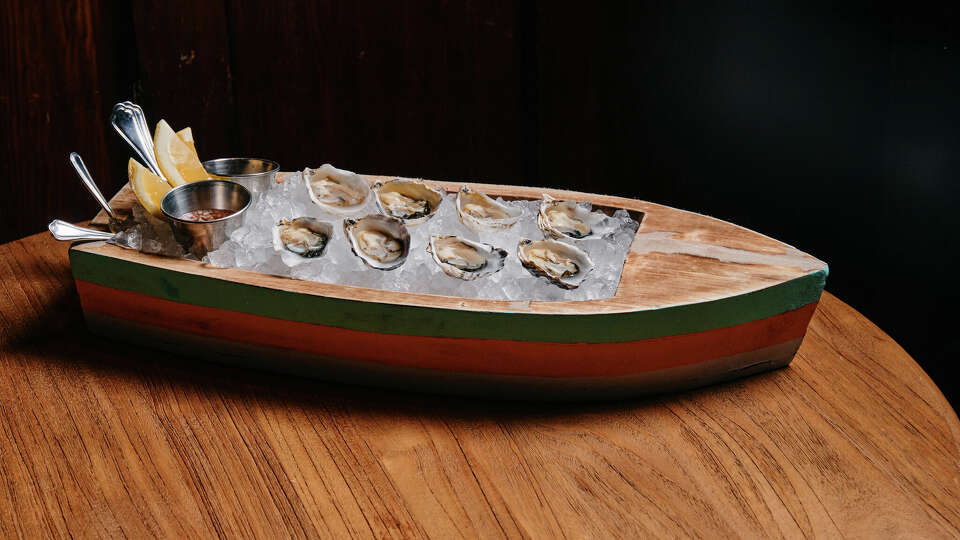 An oyster boat from Bar Maritime, now open in San Francisco.