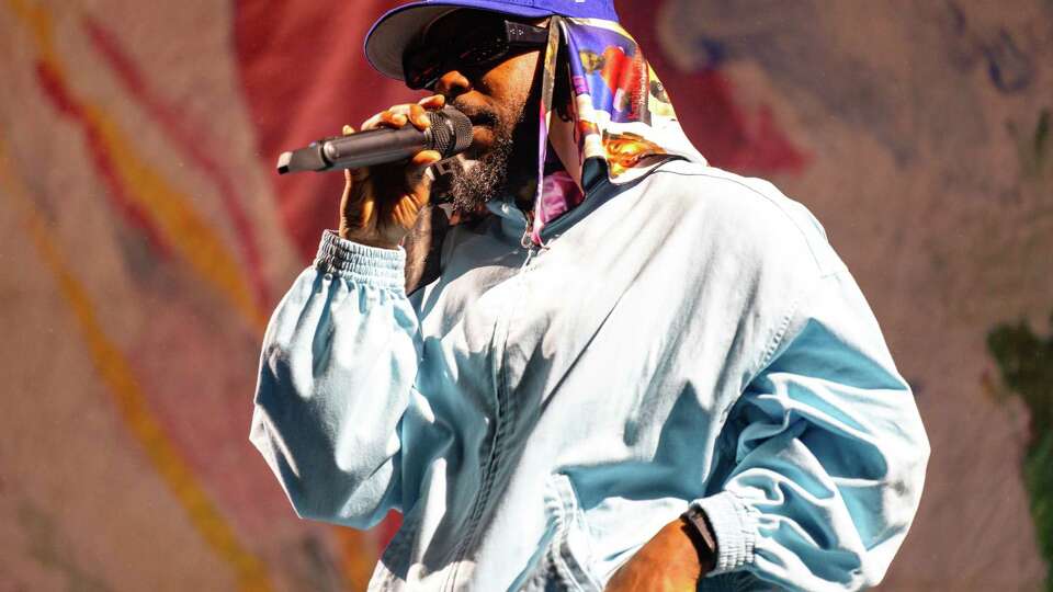 Kendrick Lamar performs during the Outside Lands music festival in Golden Gate Park in San Francisco, Calif. on Friday, August 11, 2023.