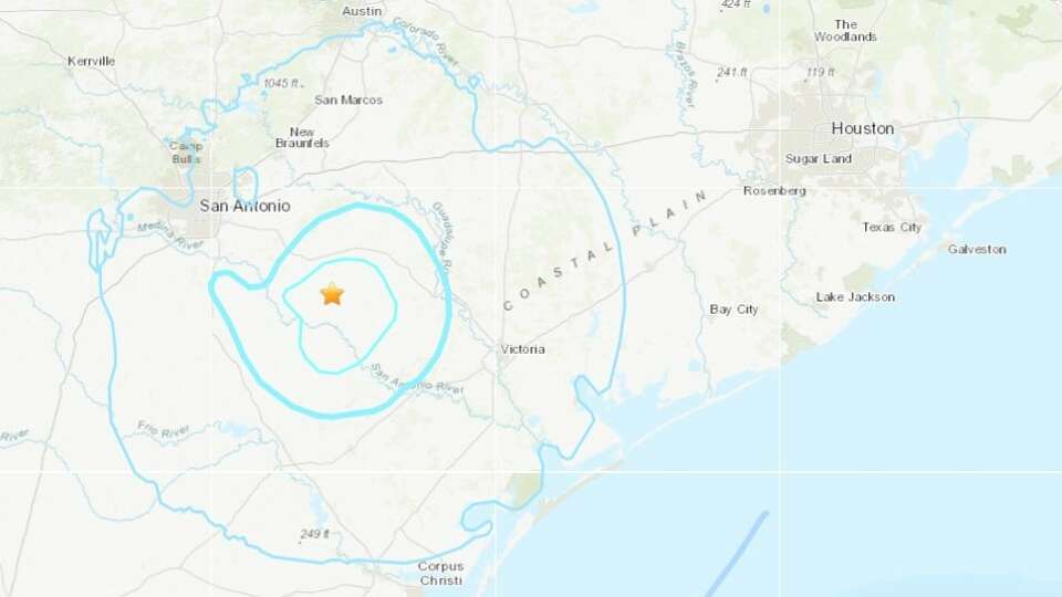 A magnitude 4.5 earthquake rattled northern Karnes County late Wednesday, the third-strongest earthquake ever recorded in South Texas.