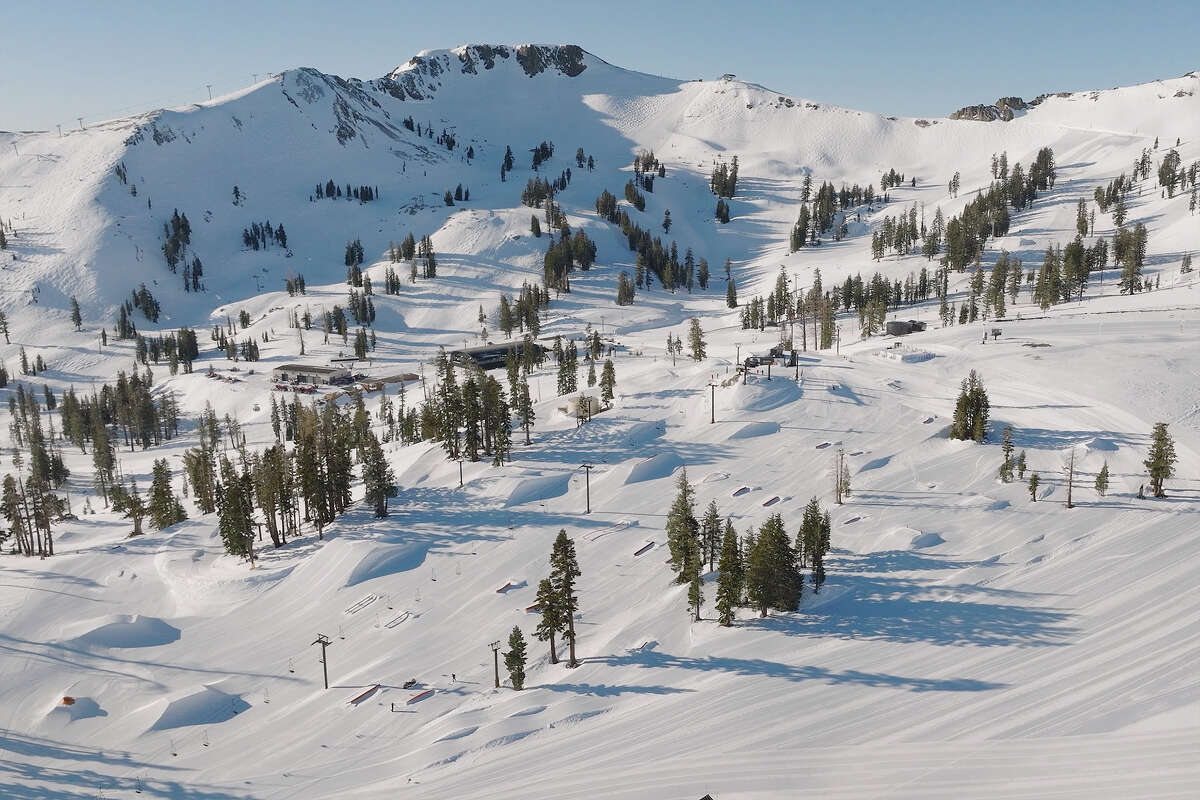 Snow at Palisades Tahoe. Jan. 28, 2025.