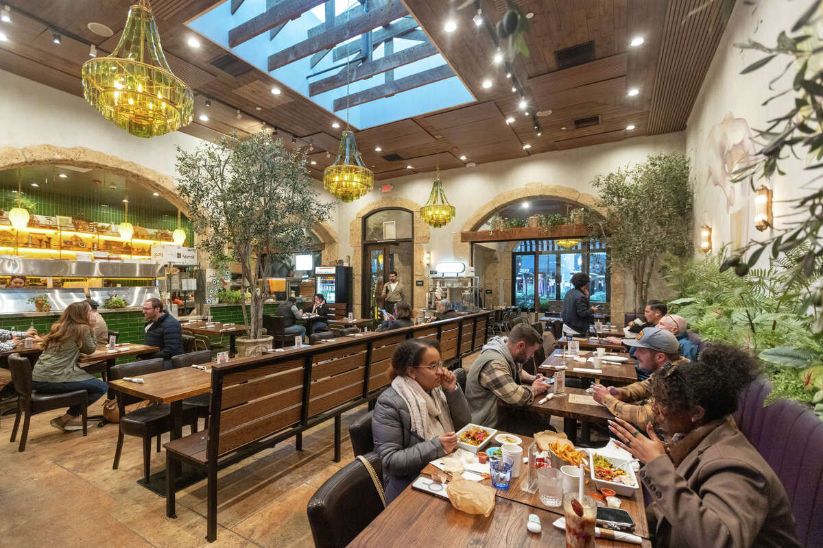 An interior view of Mazra in Redwood City, Calif., on Wednesday Jan. 29, 2025. 