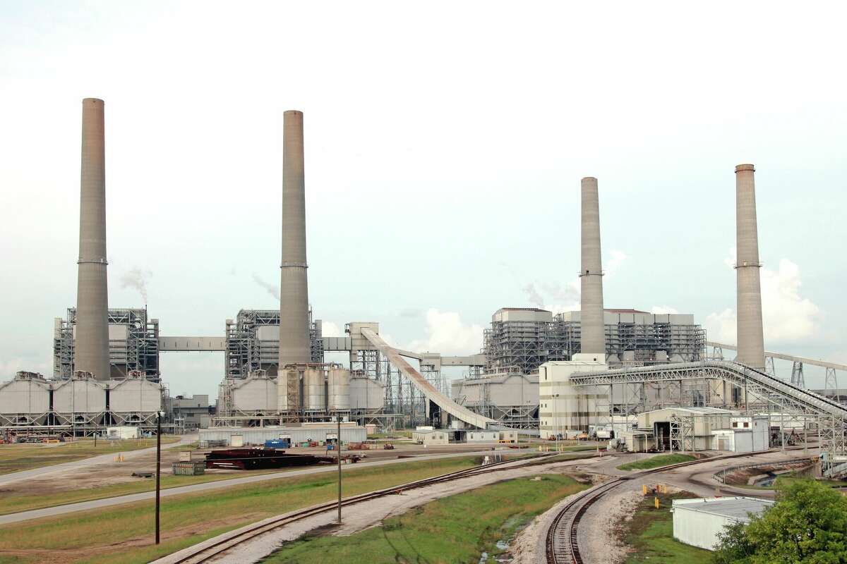 NRG Energy is outfitting its W.A. Parish power plant in Fort Bend County with new infrastructure to capture carbon dioxide from coal burned in one of the plant s generators instead of releasing it into the atmosphere. The new facility will pipe the greenhouse gas to an oil field for use underground in enhanced oil recovery. (NRG Energy photo)