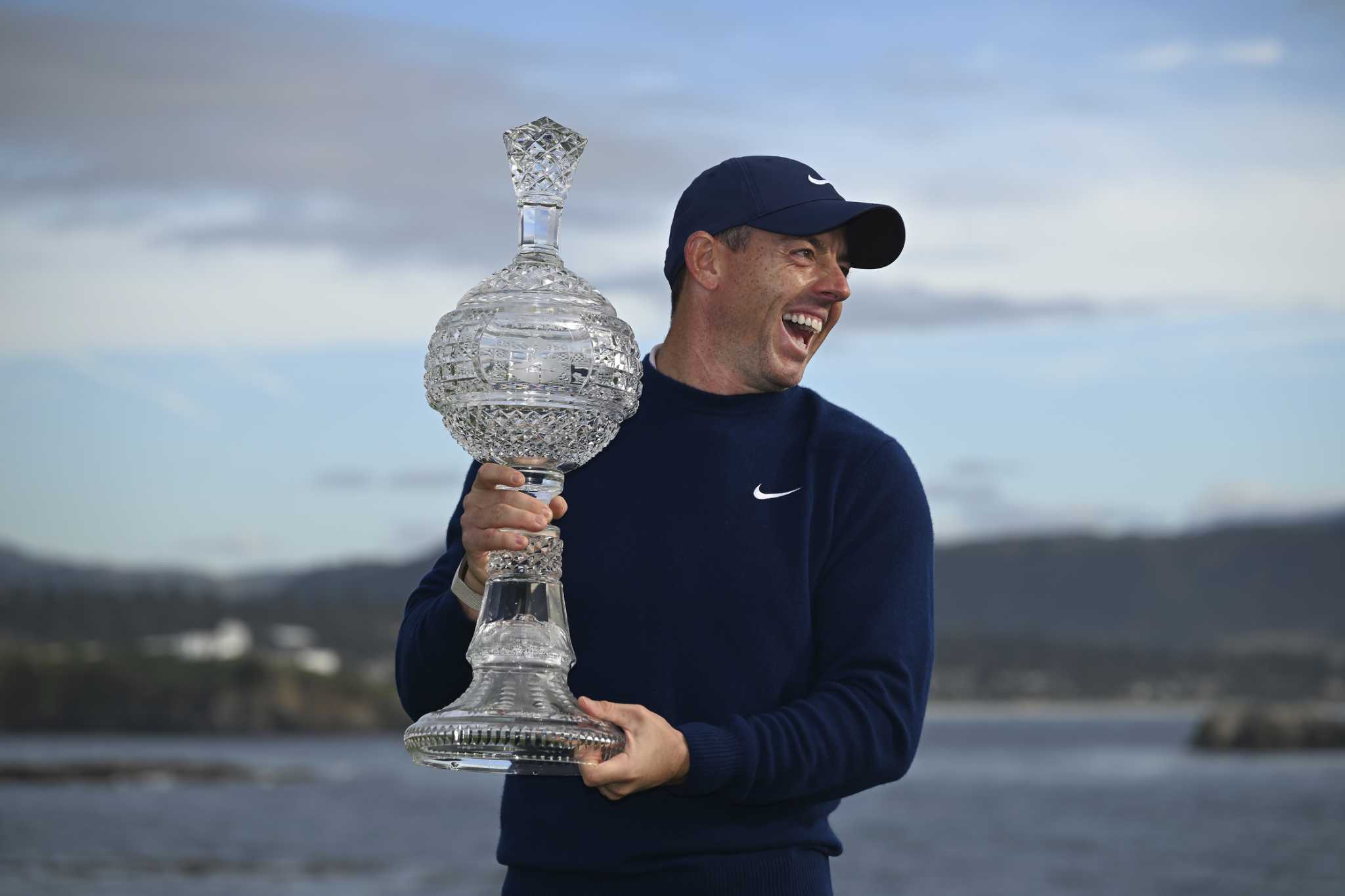 Rory McIlroy wins at Pebble Beach, reaches rare realm on PGA Tour