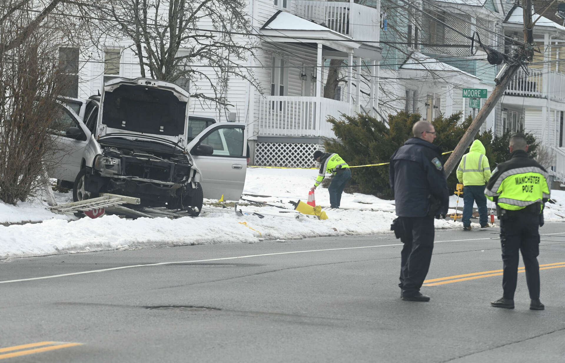 Manchester man, 60, killed in crash on West Center Street, police say