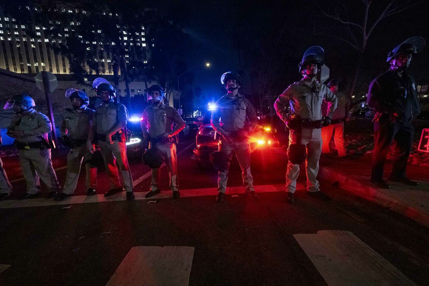 Austin ICE protests dispersed by police pepper balls