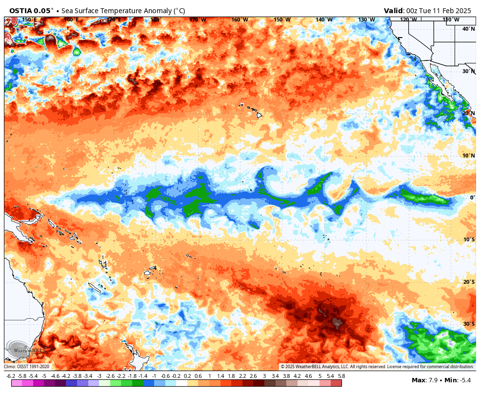Was Houston winter weather affected by La Niña arrival in January?