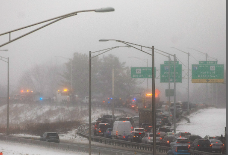 Snow, freezing rain created slick CT road conditions Thursday