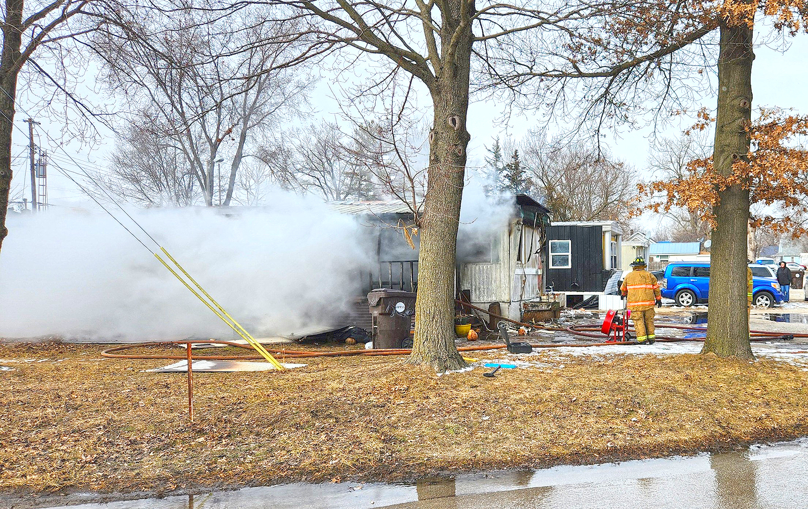 Beardstown mobile home fire leaves trailer a total loss