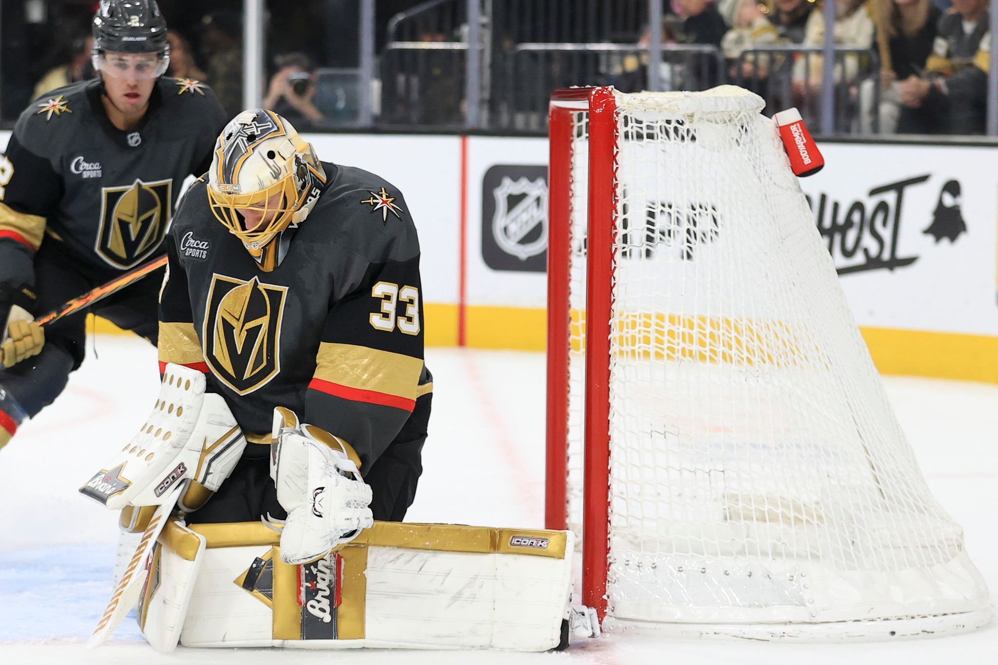 Vegas Golden Knights sign goalie Adin Hill to a 6-year, $37.5 million ...