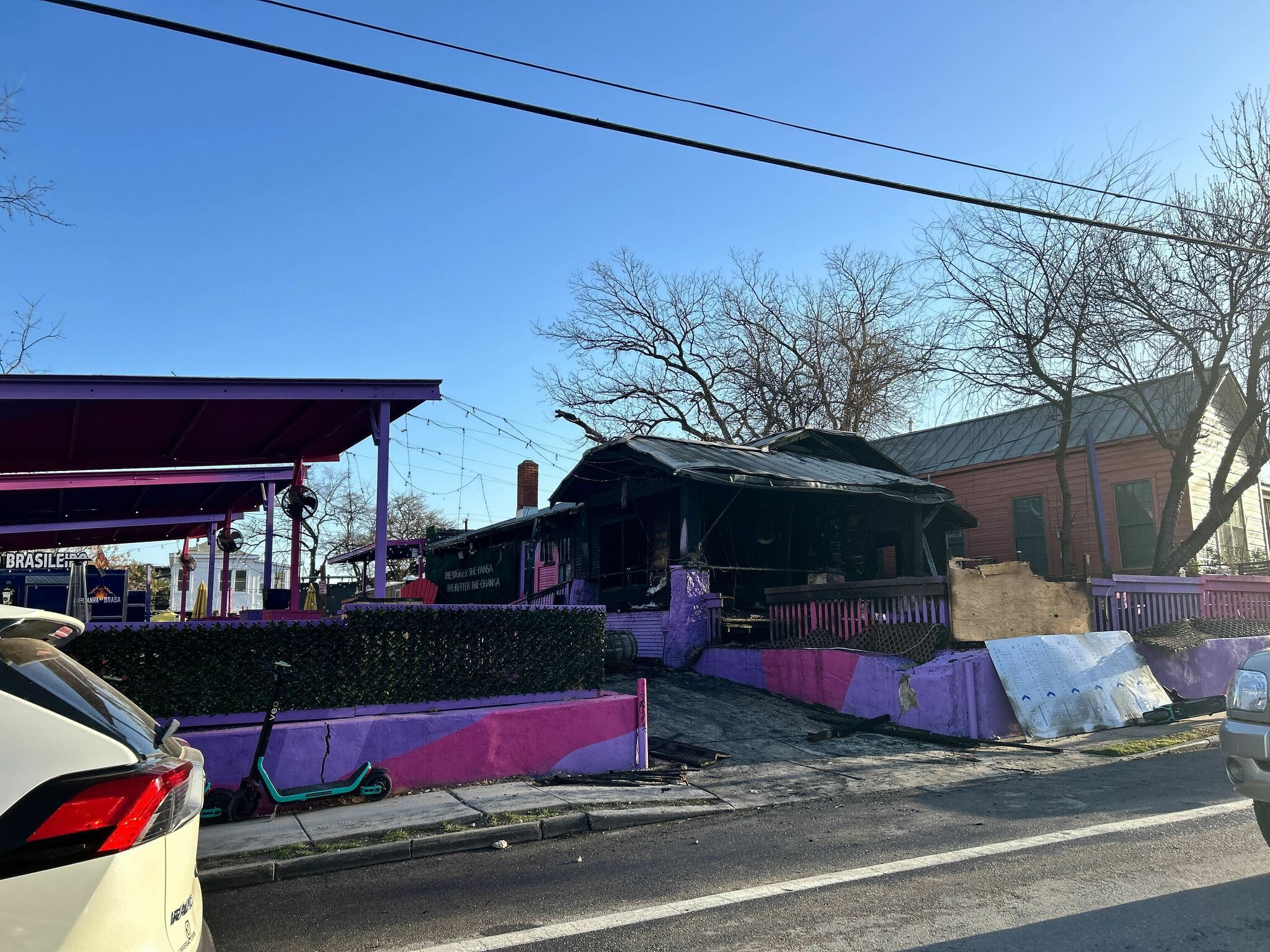 Bar near historic San Antonio brewery catches fire overnight